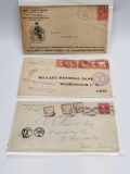 1895-1911 Envelope With Stamps 6 Units