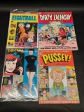 Unique Comics, Dirty Laundry, Eightball, Pussey 4 Units