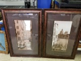 Framed Italy Prints 2 Units