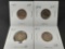 4 Coin Nickel Lot, Buffalo + Liberty Better Grades XF Coins