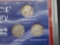Silver Mercury Dime Mint Mark Collection 1942-1944