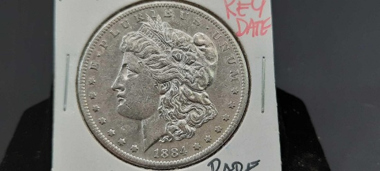 1884-S Morgan Silver Dollar