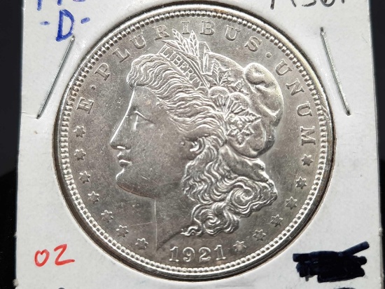 1921-D Morgan Silver Dollar