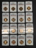 5th President James Monroe 2007-2008 PF69-MS66 NGC Slabbed Dollar Coins 16 Units