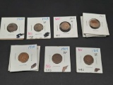 Indian Head Penny Lot, 1900-1908, 12 Pennies