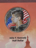2000 Colorized John F. Kennedy Half Dollar