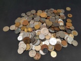 Loose Coin Lot, Foreign & Domestic