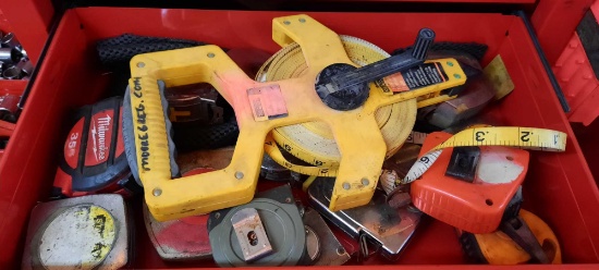 Drawer Contents, Tape Measures, Construction Fiberglass Tape, TR5414