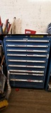 Toolbox, Contents Included, does not lock top removed 38in Tall, TR5414