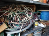 Entire Shelf of Wire Cables Tubing Parts