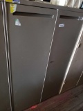 Metal Cabinet with Contents