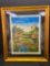 Signed framed numbered Wolf peaceful view