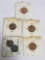 Carded Wheat Lincoln Cents Red Gems 5 Units
