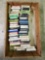 Wood Crate Full of 8 Track Tapes