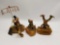 Ronald Lee 24k Gold Plated Clown Figures 3 Units