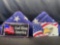 America lot 2 flags 2 license plates