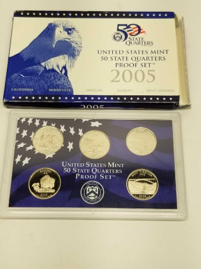 2005 Proof State Quarter Set