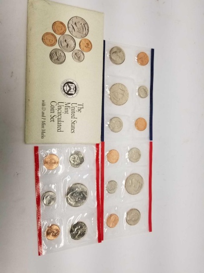 1992 Mint Set Large Set 15 Coins