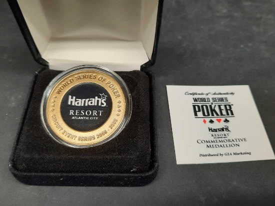 World Series of Poker Harrahs Resort 2008-2009 w/ CoA