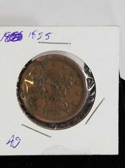 1855 Large Cent