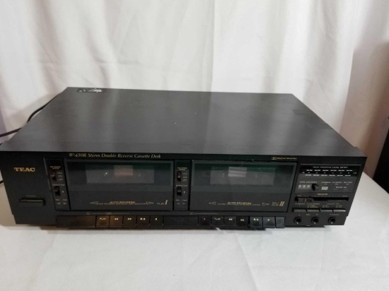 Teac W-450R Stereo Double Reverse Cassette Deck