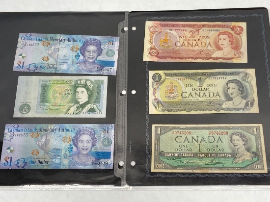 British Empire paper money, 11 units