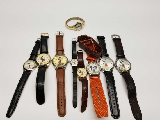 Disney Mickey Mouse Watches 9 Units