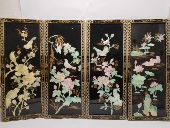 Mother of Pearl Asian Panels 4 Units