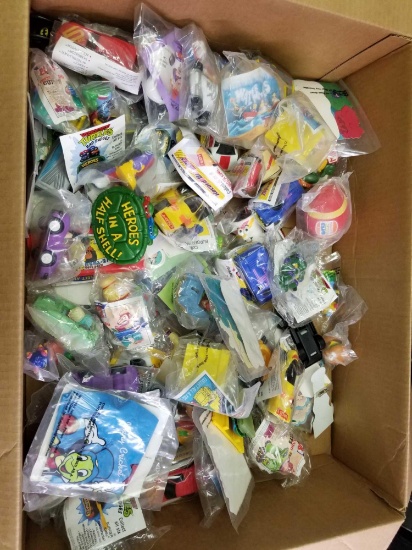 Box Full of Burger King Toys