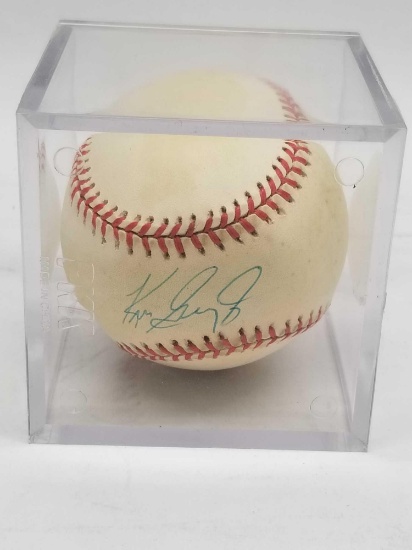 Signed Baseball Says Ken Griffey Jr.