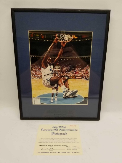 Shaquille O'neal Signed Photo COA