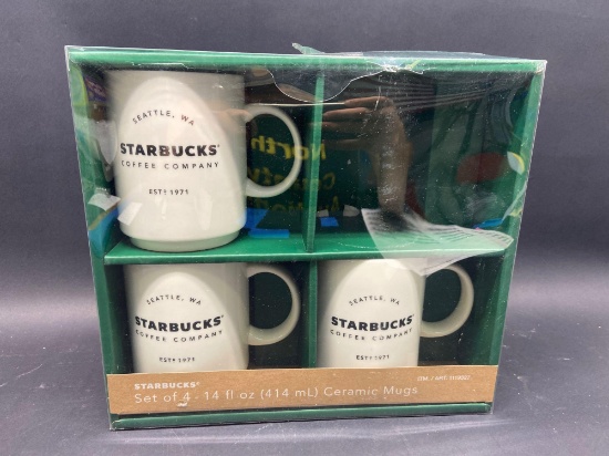 Set of 3 starbucks mugs