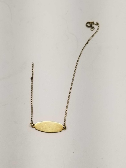 10k Gold Scrap Bracelet 0.91 grams