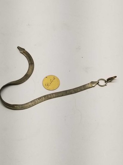 14k Italy Bracelet Gold Plated Charm