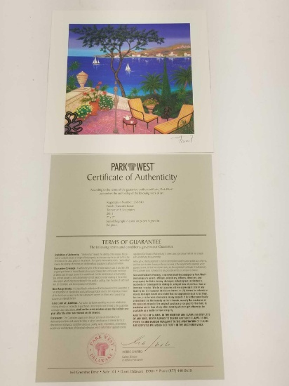 Fanch Ledan Seriolithograph Art COA