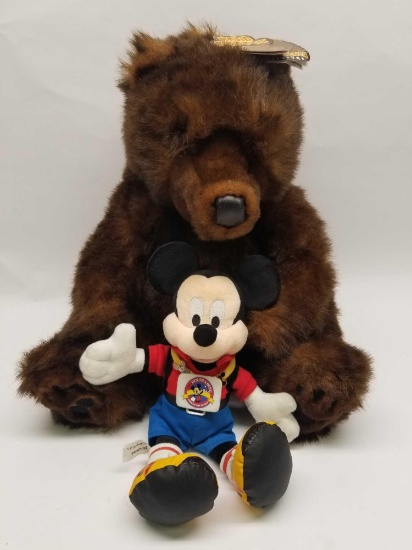 Disney Mickey Bear Hand Puppet 2 Units