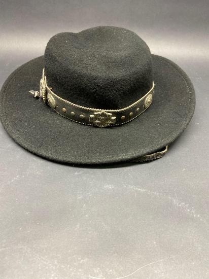 Harley Davidson Felt Hat
