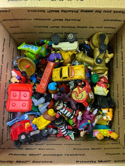 Box of small toys