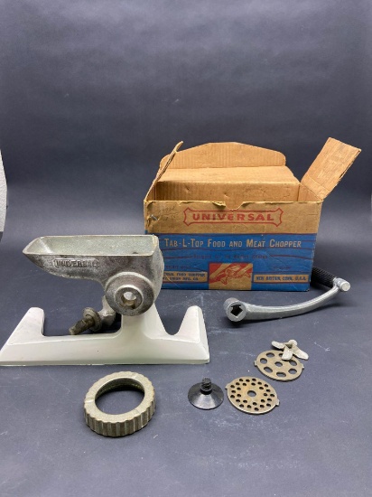 Vintage Universal Tab-L-Top Food and Meat Chopper