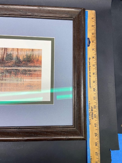 Framed Lithograph by Joe Garcia