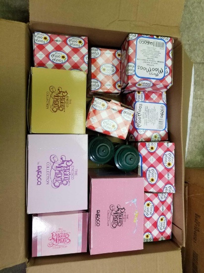 Box Lot Precious Moments Marys Moo Moos