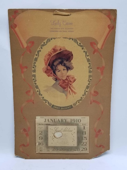 1966 Lucky Casino Paper Calender