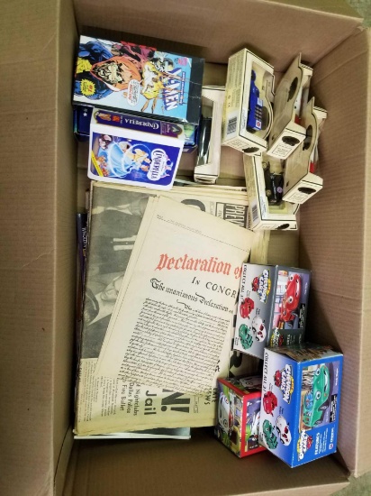 Box Lot Chevron Cars Kennedy Newspaper