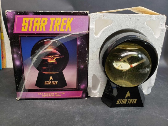 Star Trek USS NCC 1701 Lighted Star Globe
