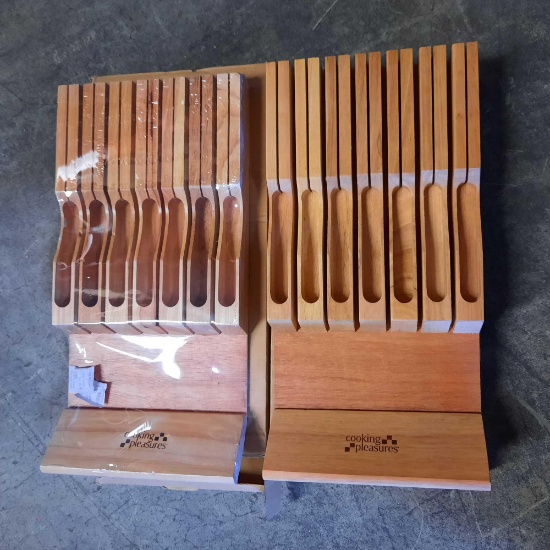 Cooking Pleasures On-Drawer Knife Storage Block, 2 Units