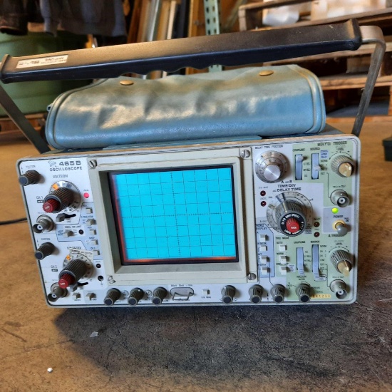 Tektronix 466B Mobile Oscilliscope w/ Accessories