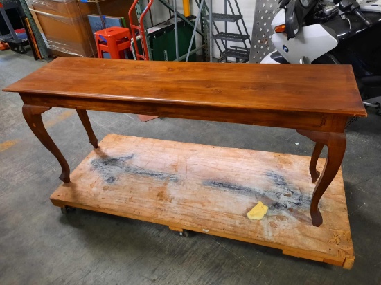 Elegant Hallway Table 70in Wide 30in Tall