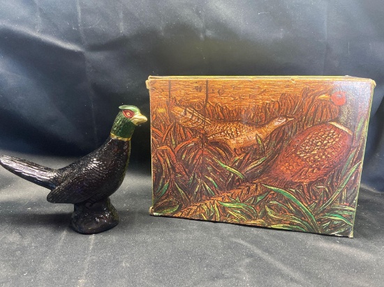 Pheasant decanter aftershave