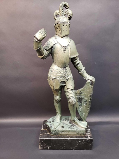 Suit of Armored Statue on Granite base