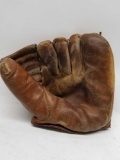 Vintage Curt Simmons Leather Baseball Glove